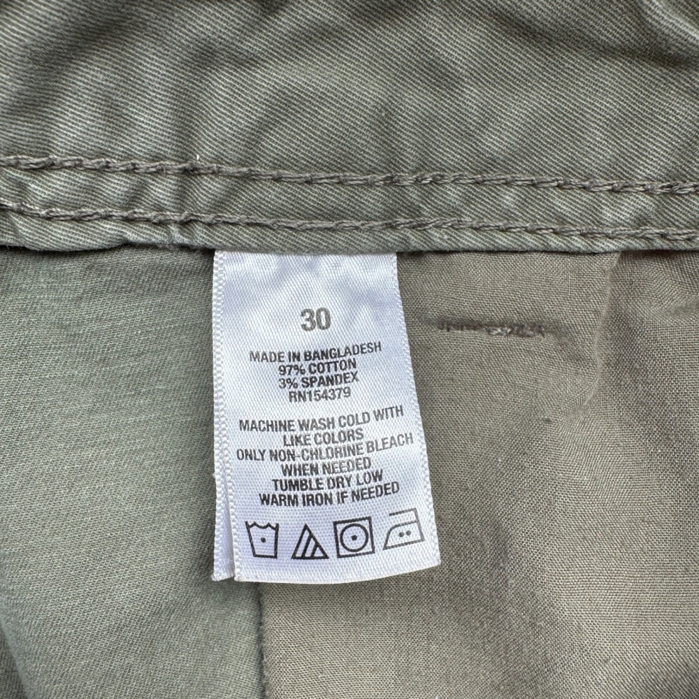 Aeropostale‎ Mens Cargo Shorts Olive Green Size 30 LXNEBA5 - Picture 6 of 8